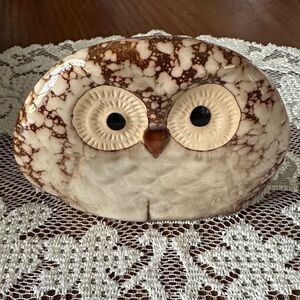 Ceramic Owl Figurine